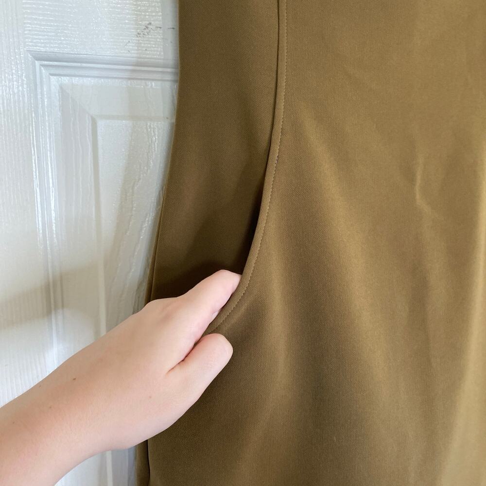 PARIS GEORGIA Audrey Strapless Caramel Brown Mini Dress Size XS - Picture 6 of 10